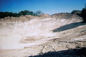 Retention Pond Construction in Texas